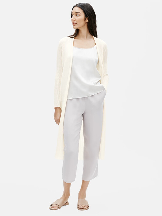 Limited Edition Sheer Organic Cotton Long Cardigan