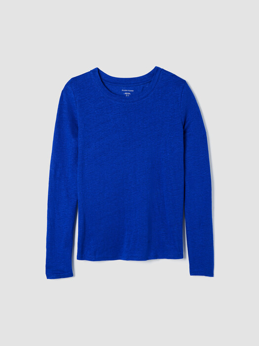 Organic Linen Jersey Long-Sleeve Tee