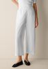 Organic Cotton Pucker Wide-Leg Pant
