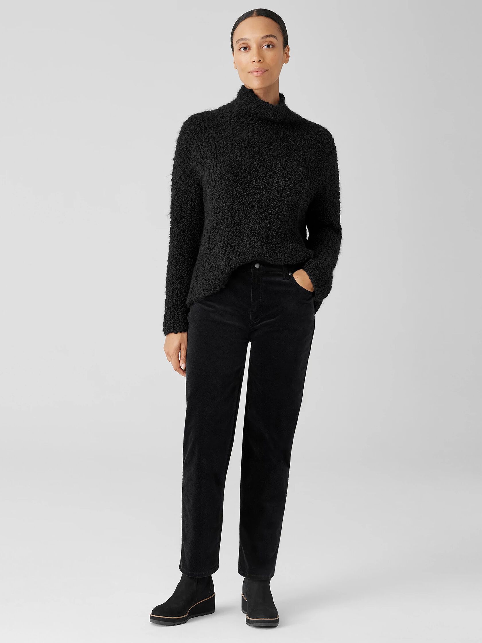 Organic Cotton Stretch Velveteen Pant