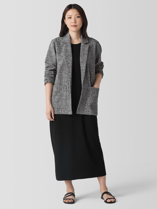 Organic Cotton Tweed Blazer