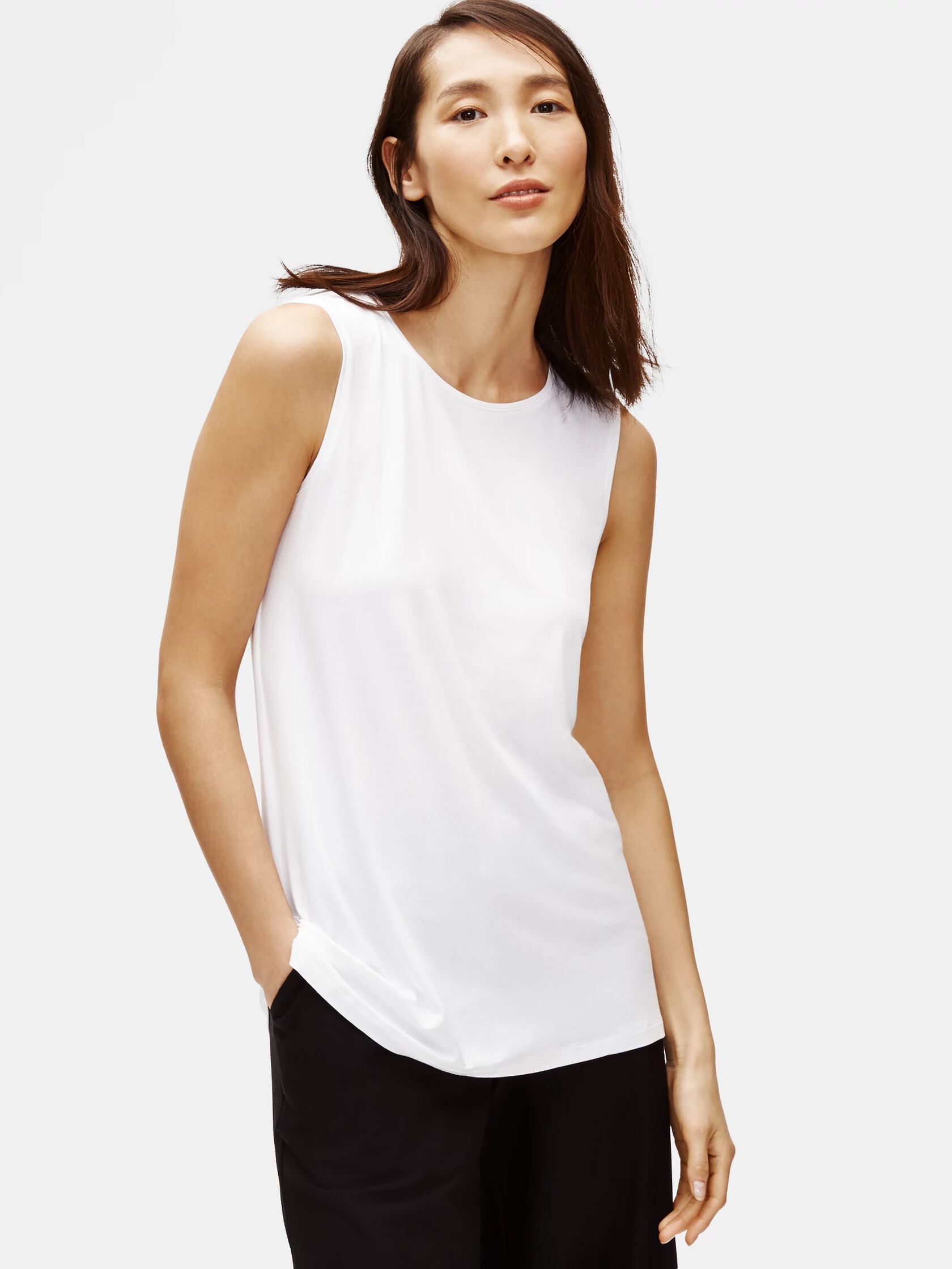 System Fine Jersey Crew Neck Shell
