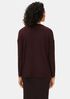 Stretch Silk Jersey Crew Neck Top