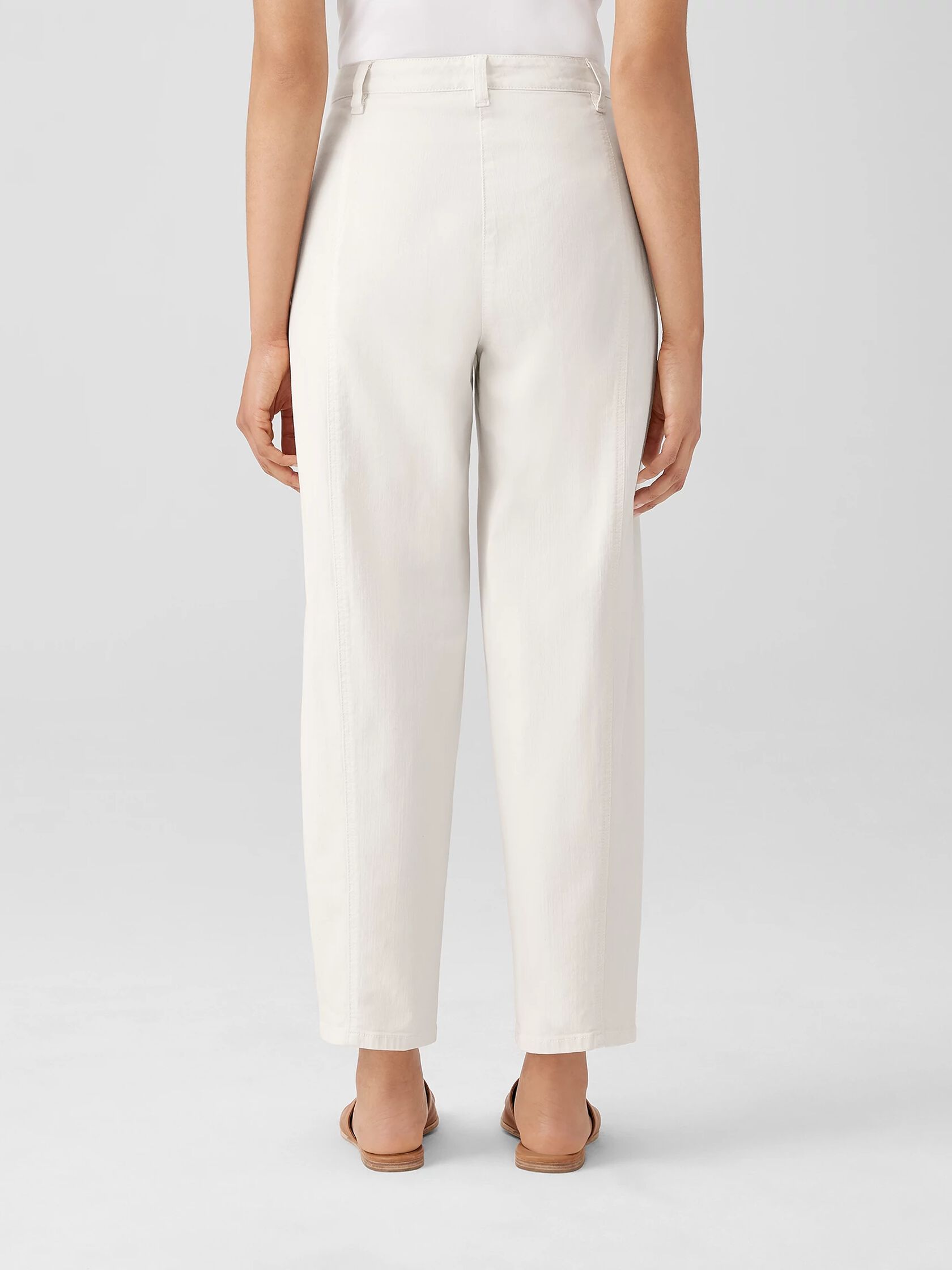 Undyed Organic Cotton Denim Lantern Pant