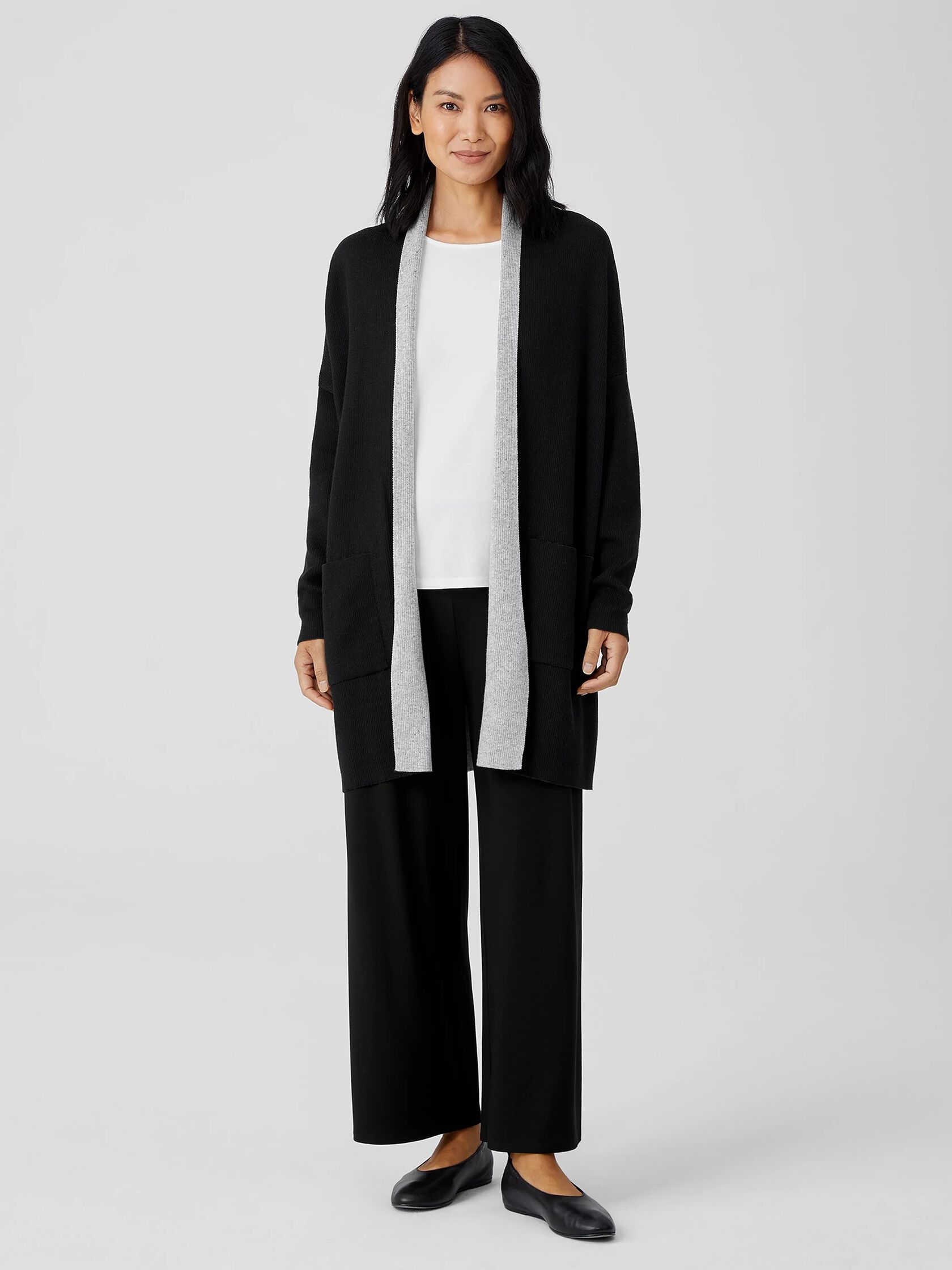 Peruvian Organic Cotton Blend Long Cardigan