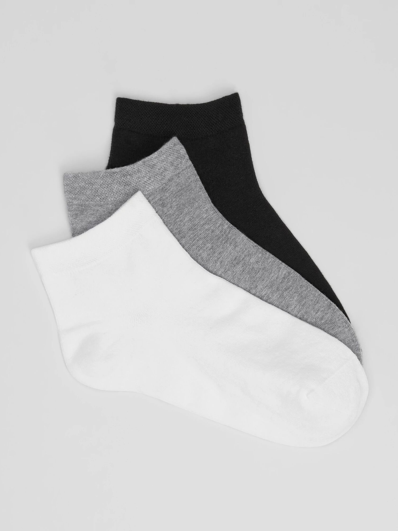 Cotton Ankle Sock 3-Pack