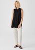 System Silk Georgette Slouchy Pant