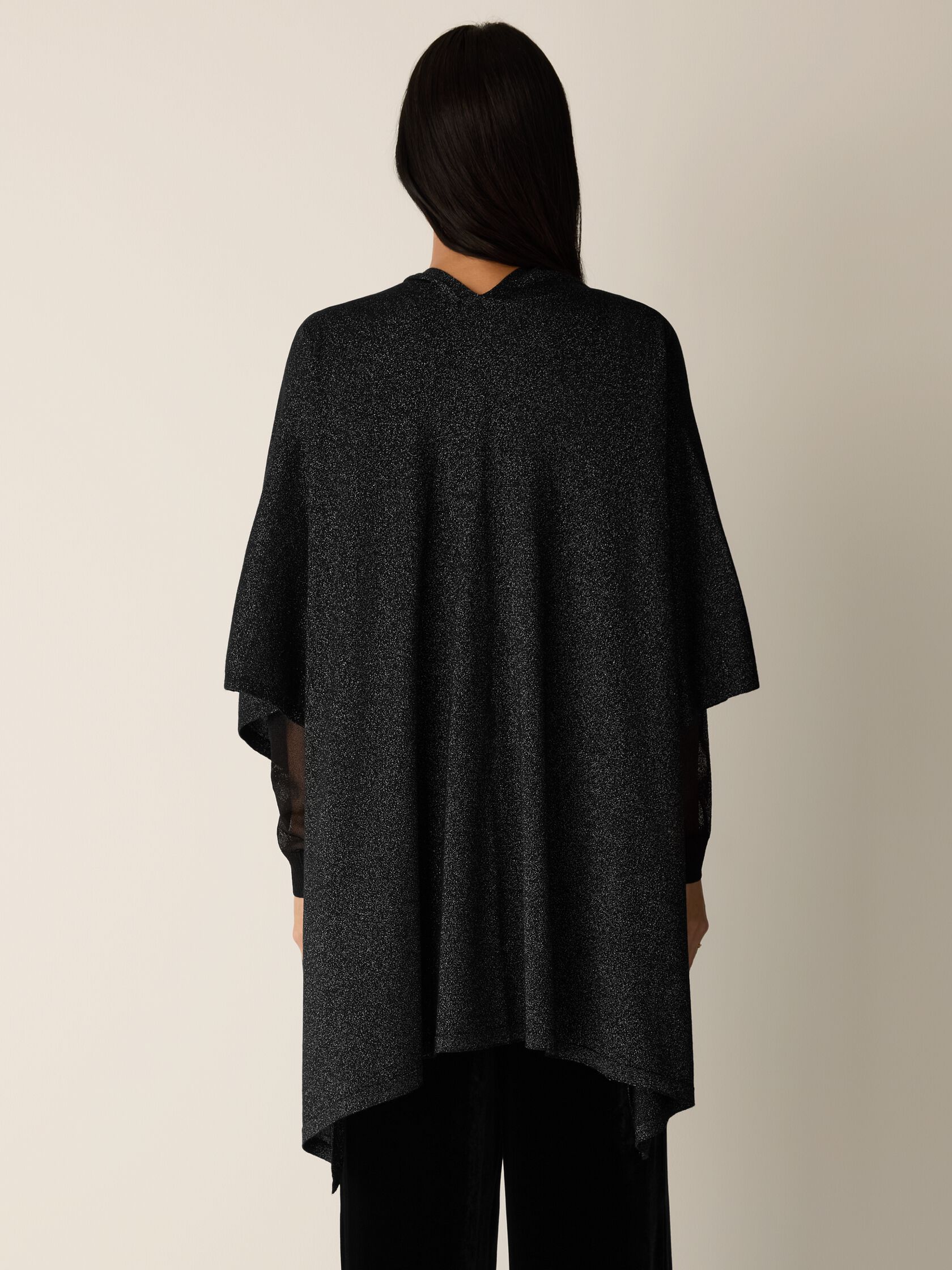 Wool Shimmer Serape in Regenerative Wool