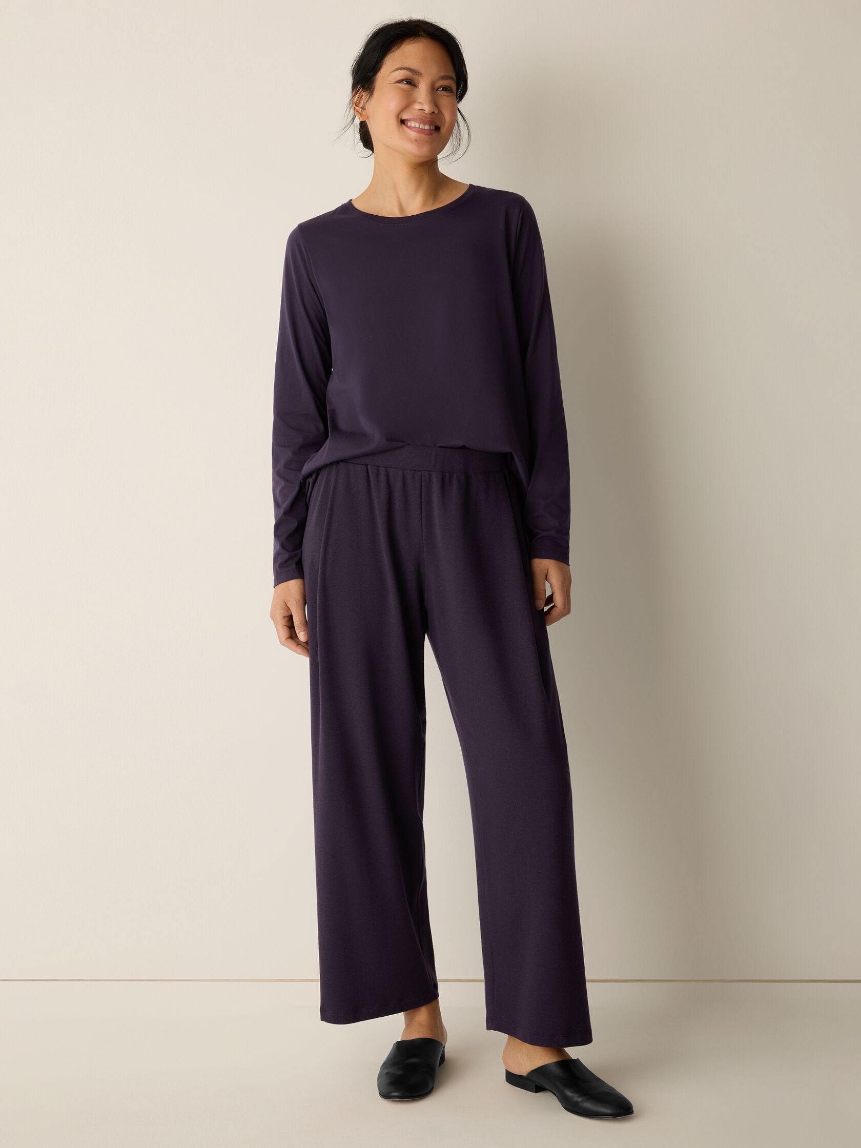Cozy Brushed Terry Hug Straight Pant
