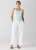 Organic Cotton Stretch Rib Scoop Neck Tank
