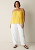 Striped Organic Cotton Gauze Cami