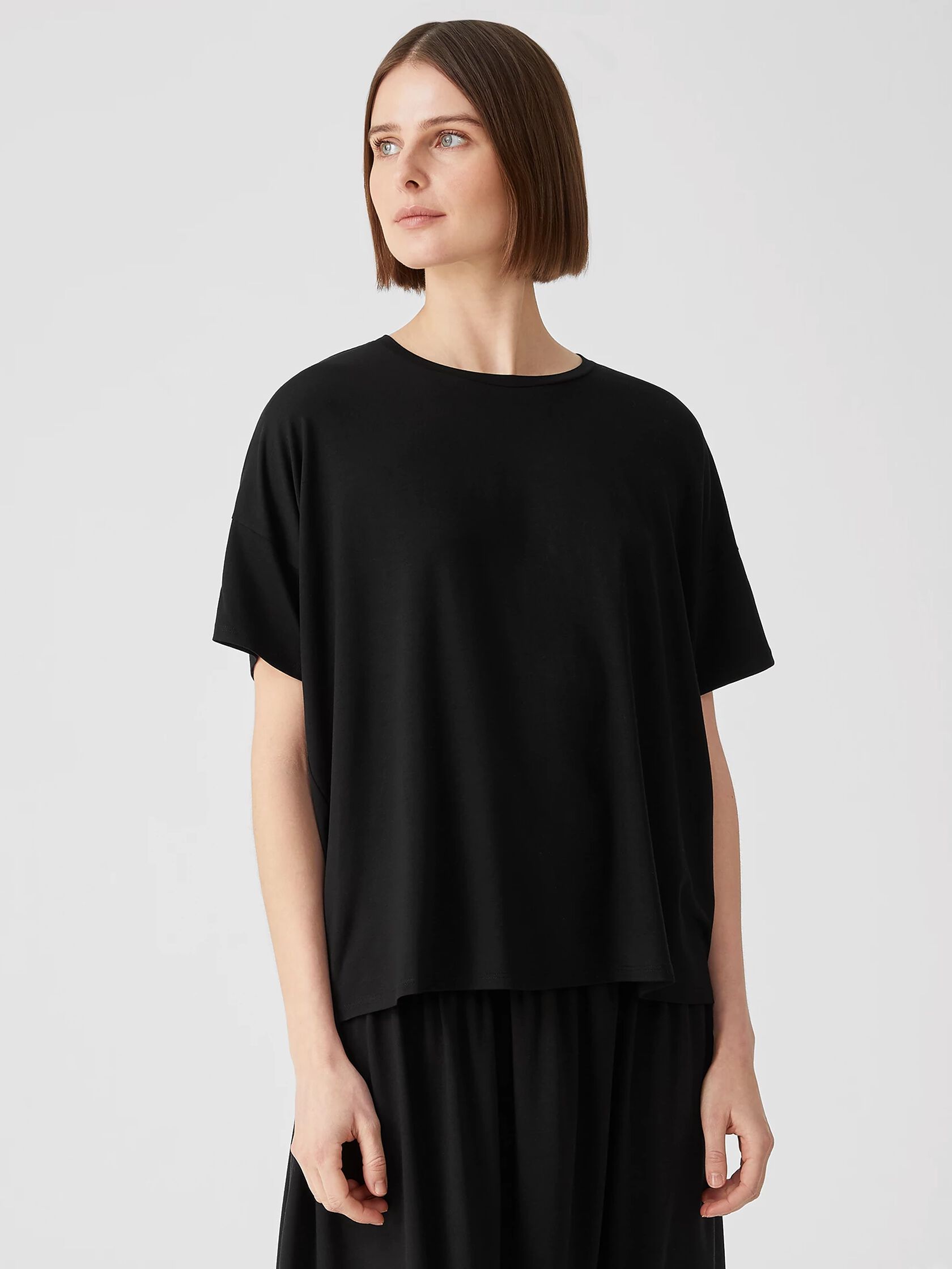 Fine Jersey Crew Neck Tee