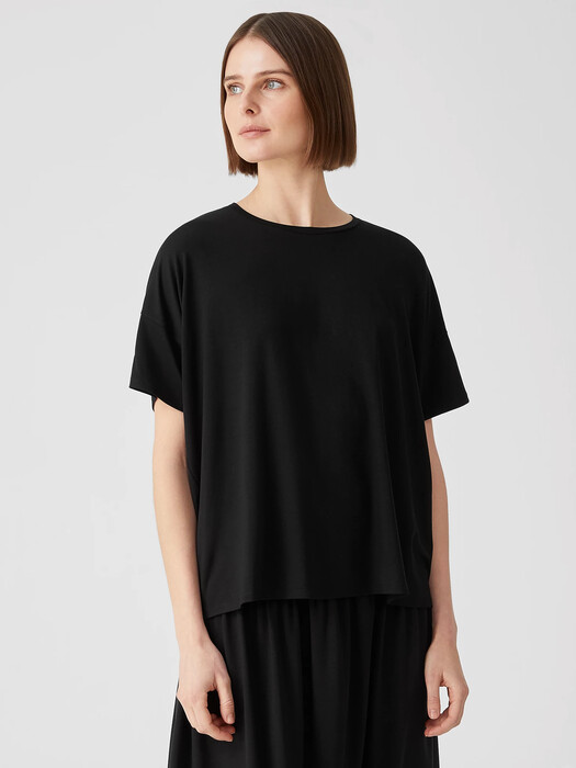 Fine Jersey Crew Neck Tee