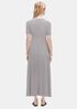 Fine Jersey Crew Neck Maxi Dress