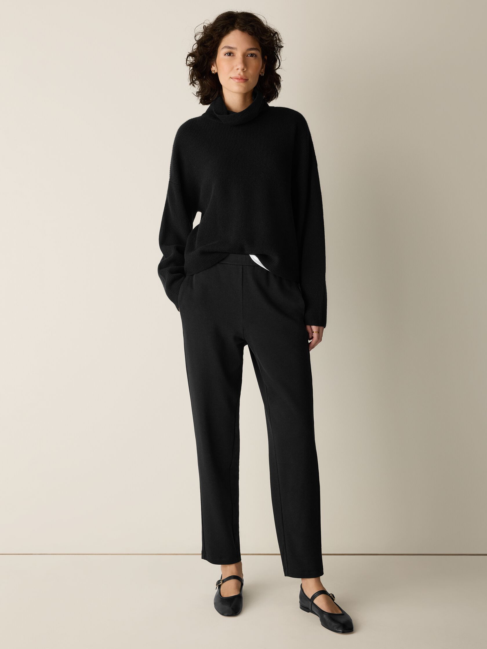 Cozy Brushed Terry Hug Slouchy Pant