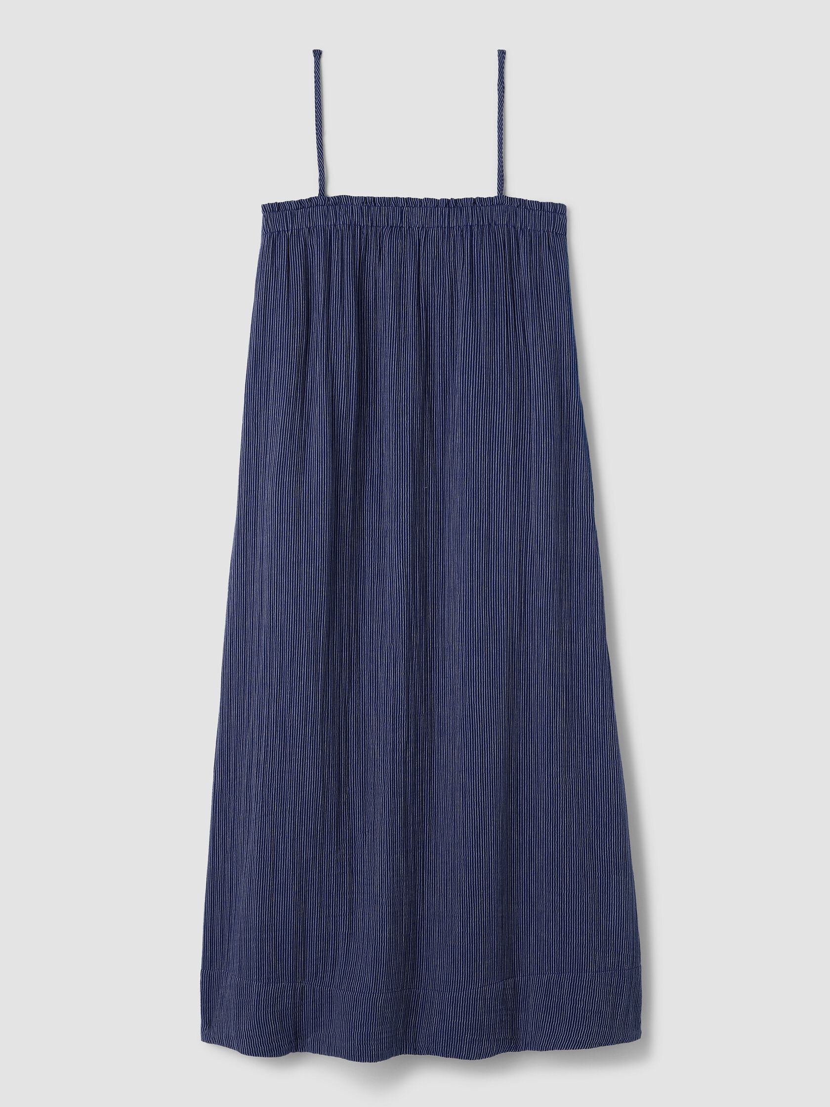 Striped Organic Cotton Gauze Cami Dress