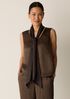 Silk Twill Double Tie Scarf
