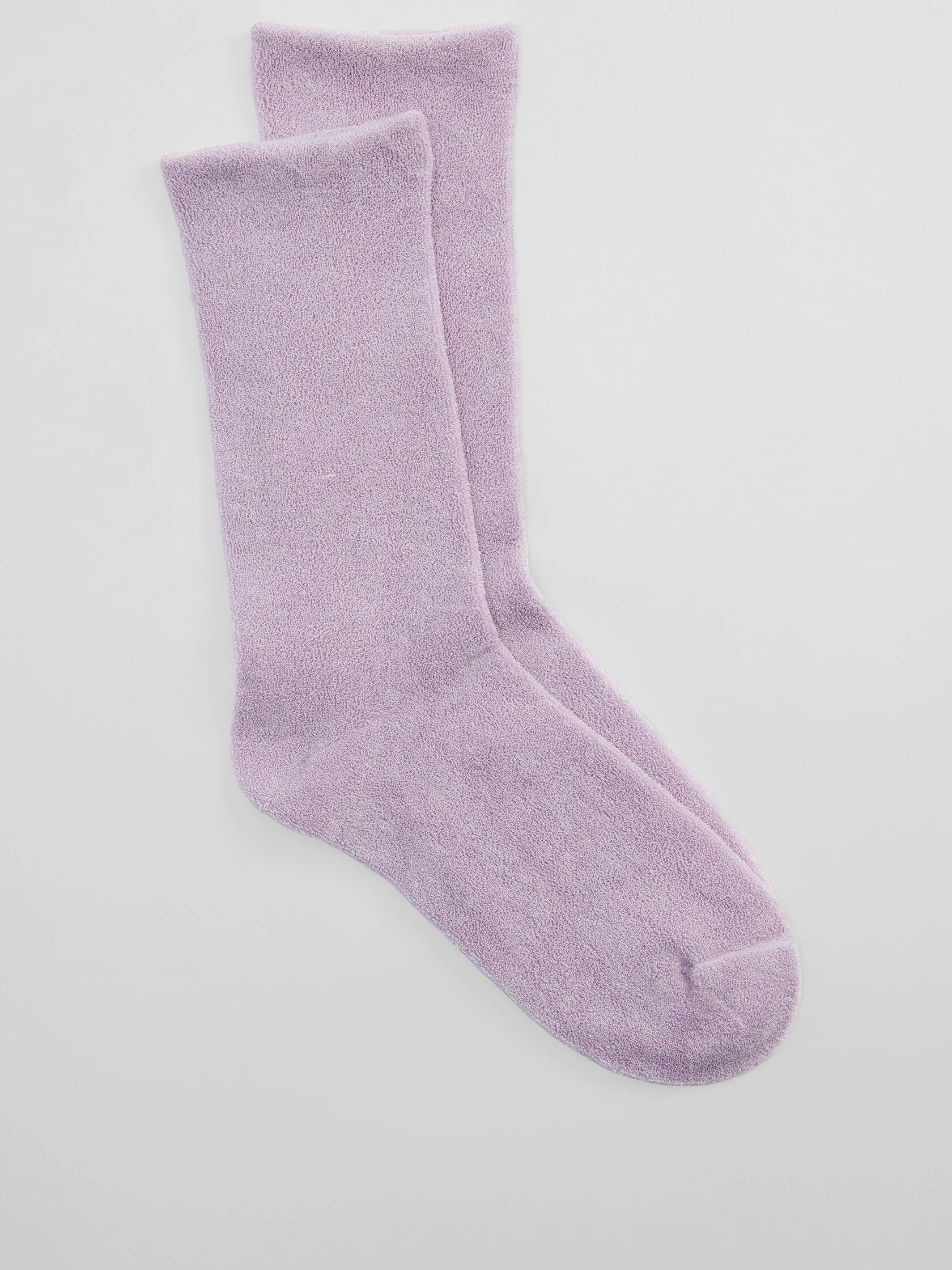 Organic Cotton Terry Cozy Crew Sock
