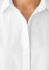 Washed Organic Cotton Poplin Sleeveless Shirt