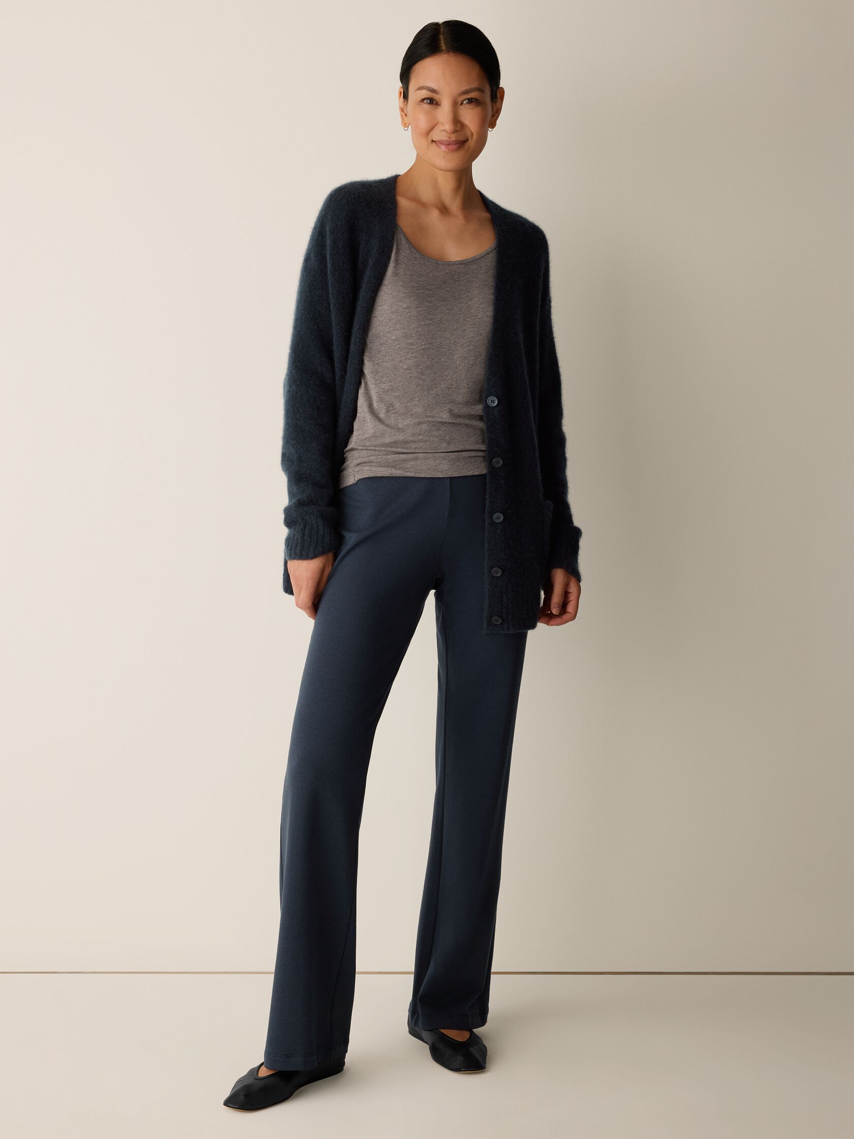 Cozy Brushed Terry Hug Kick Pant