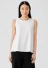 Washable Flex Ponte Round Neck Tank