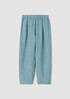 Washed Organic Linen Delave Lantern Pant