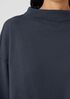 Organic Cotton French Terry Funnel Neck Top