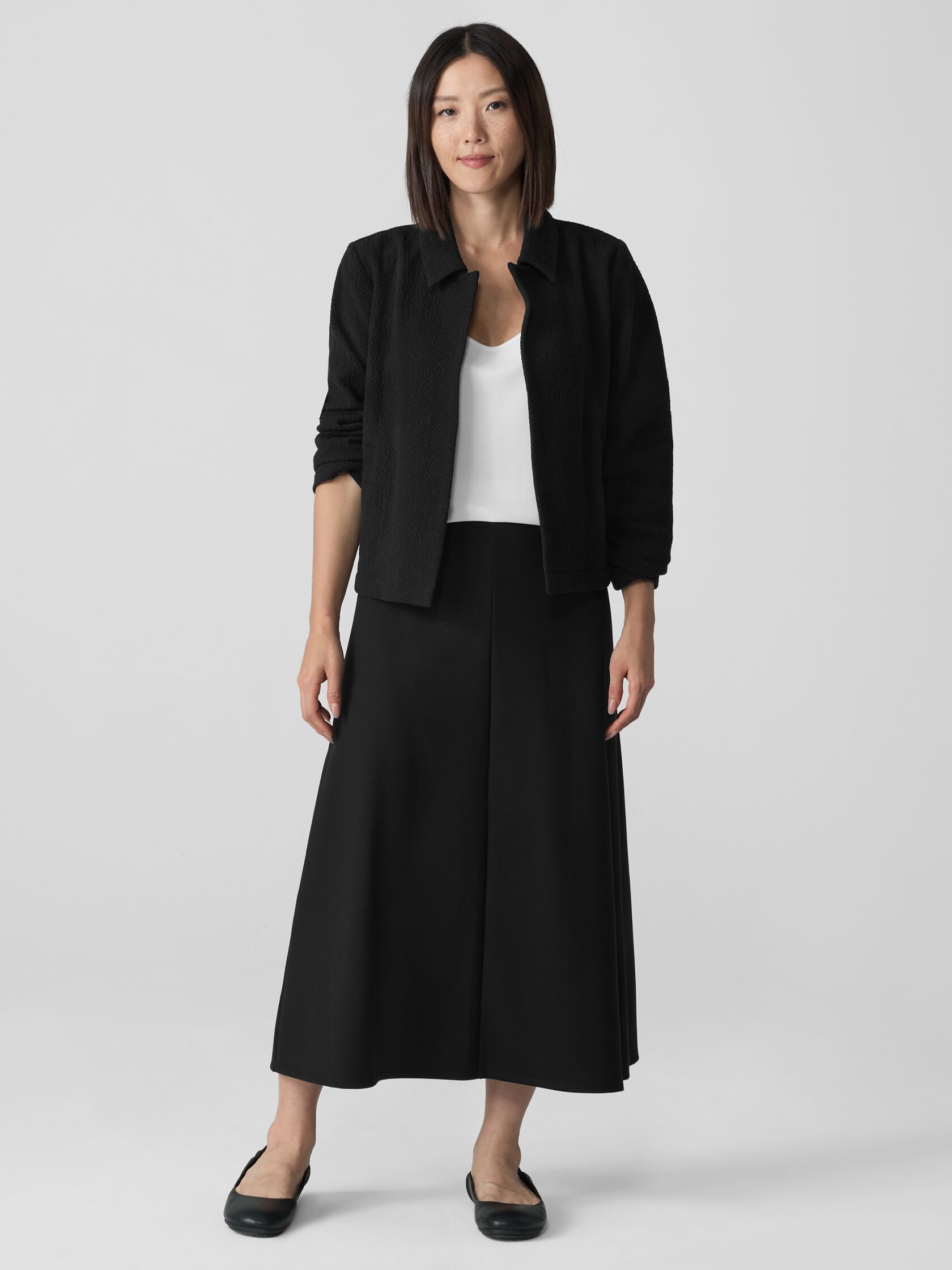 Lightweight Ponte A-Line Skirt