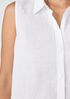 Organic Handkerchief Linen Sleeveless Shirt