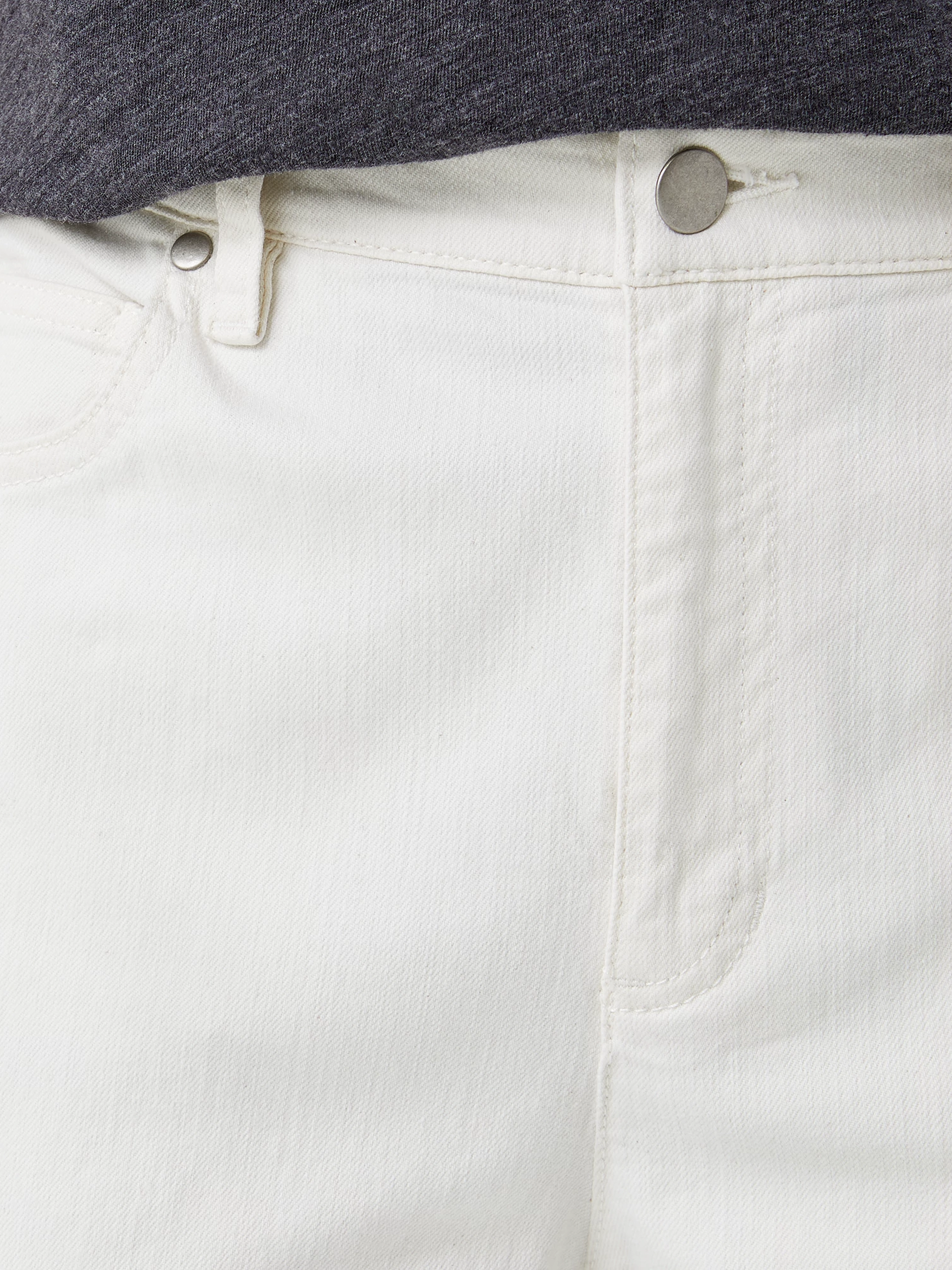 Undyed Organic Cotton Stretch Straight Jean