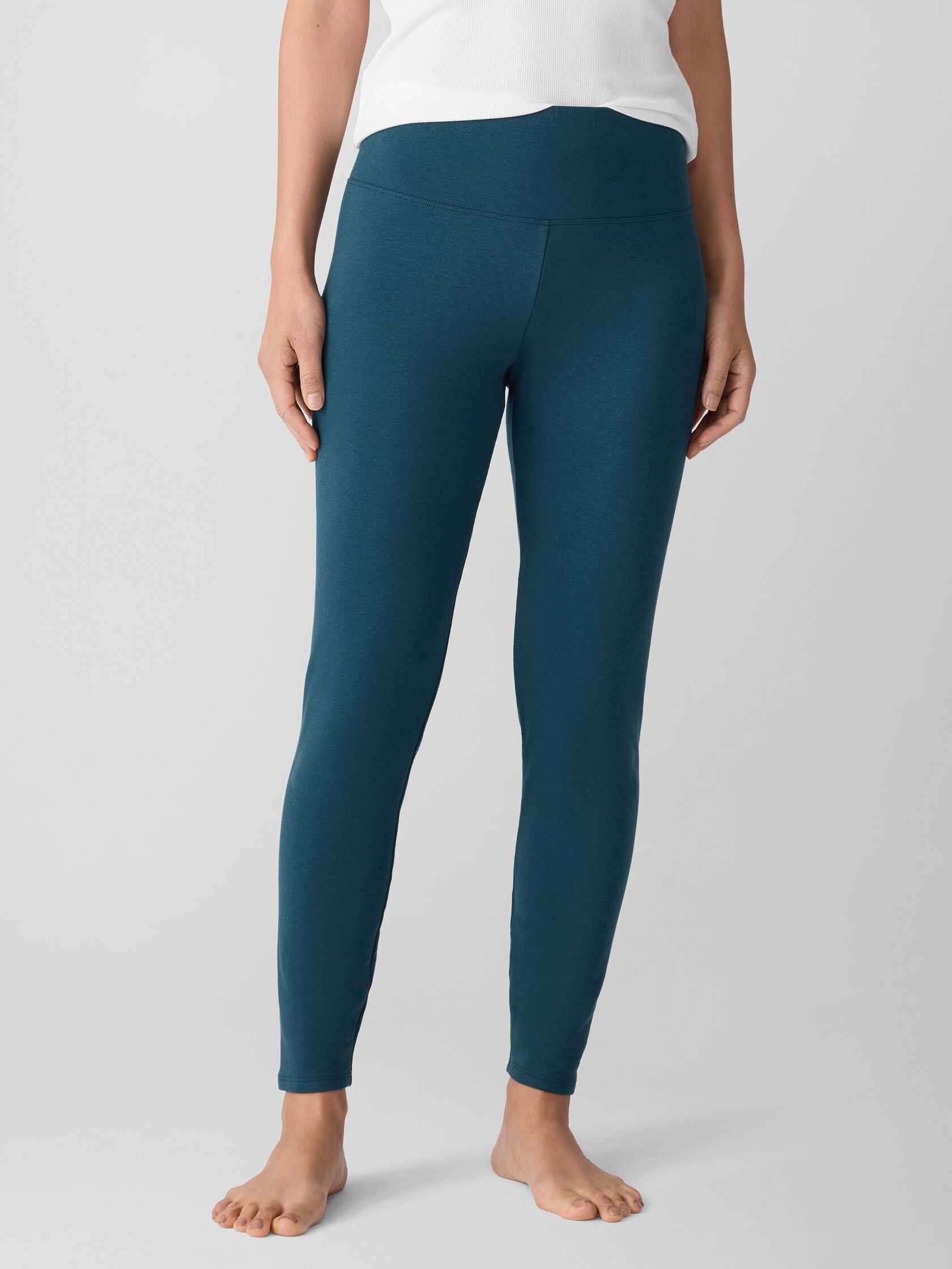Cozy Brushed Terry Hug High-Waisted Leggings