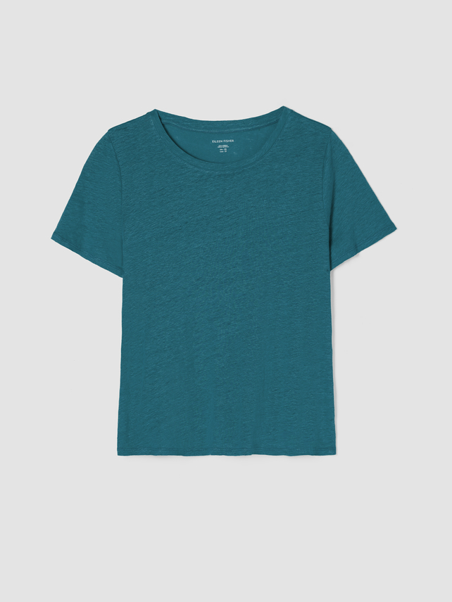 Picture of Organic Linen Crewneck Tee - Women's