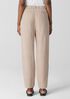 Linen Silk Twill Tapered Pant