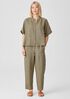 Washed Organic Linen Delave Shirt
