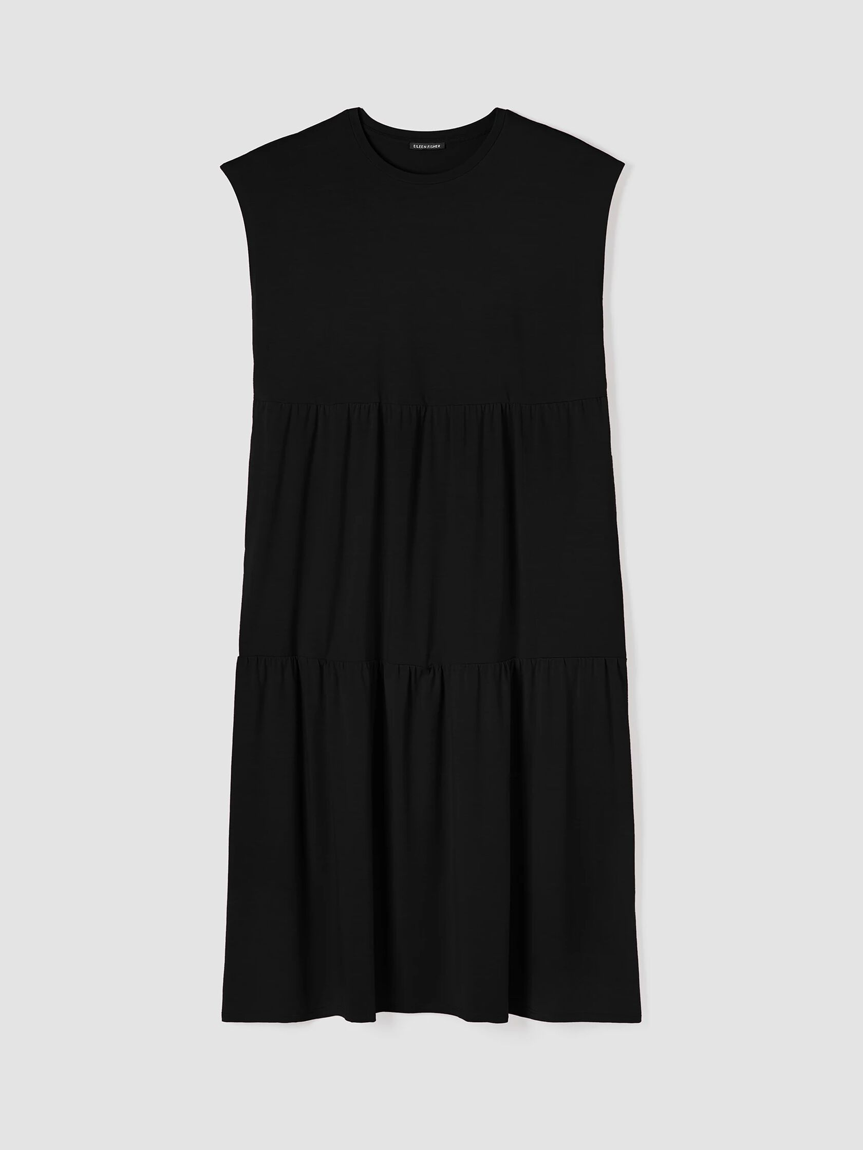 Stretch Jersey Knit Tiered Dress