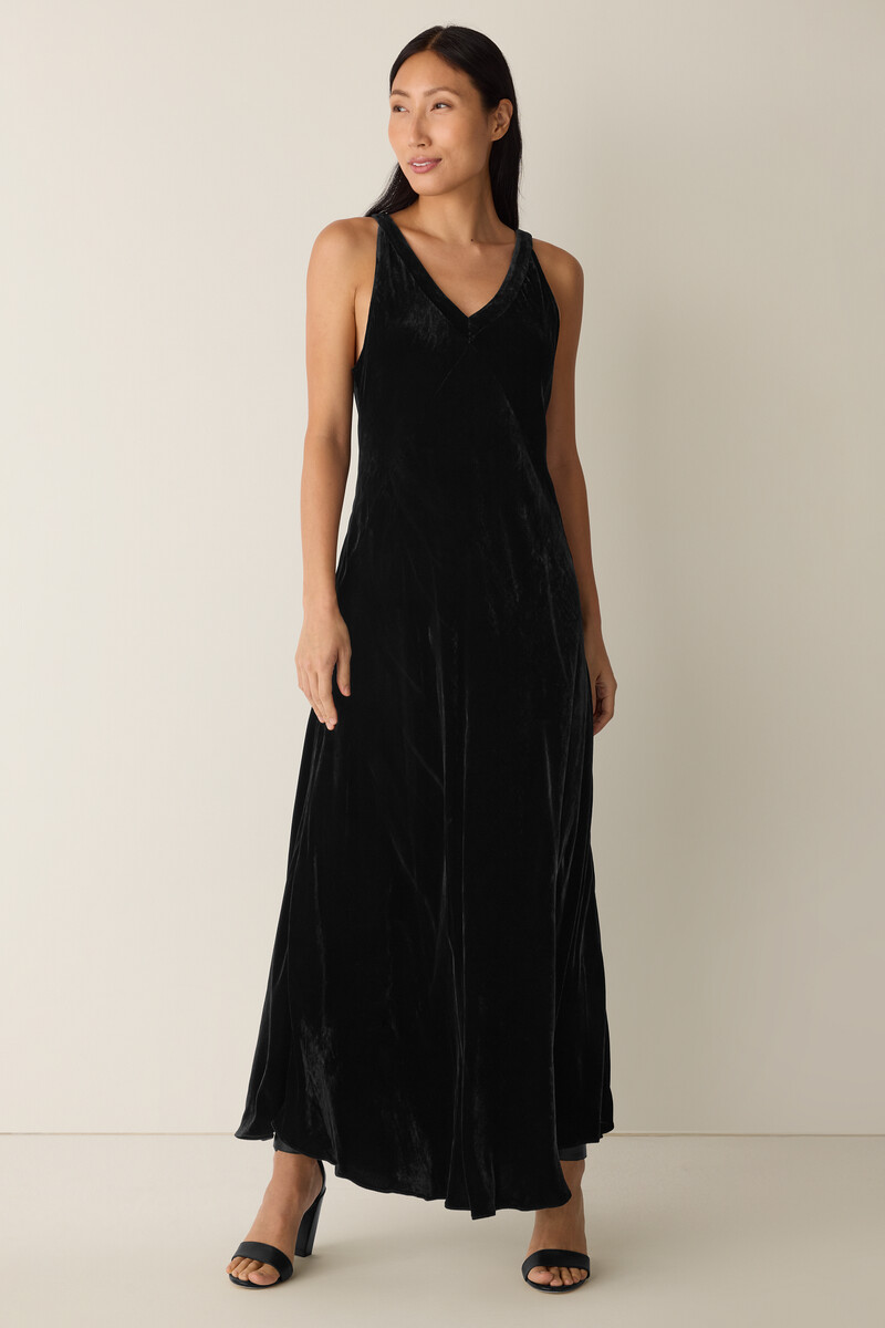 Velvet V-Neck Dress Velvet V-Neck Dress
