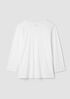 Organic Pima Cotton Jersey 3/4-Sleeve Tee