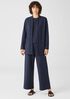 Washable Flex Ponte High Collar Jacket