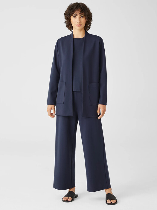 Washable Flex Ponte High Collar Jacket