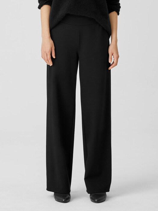 Washable Flex Ponte Wide-Leg Pant