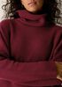 Recycled Wool Cashmere Turtleneck Top