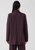 Boiled Wool Jersey Long Blazer