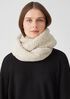 Knit Fur Infinity Scarf
