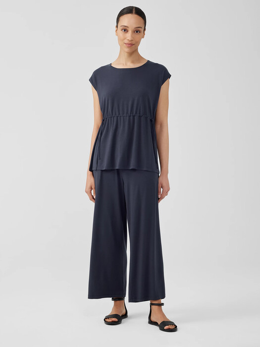 Fine Jersey Jewel Neck Top