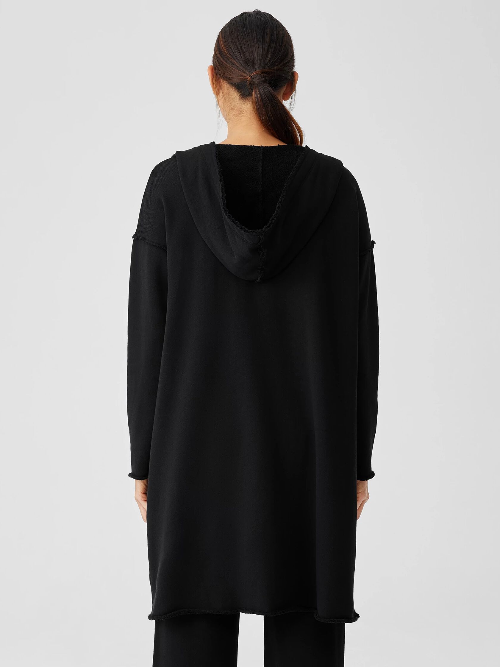 Organic Cotton French Terry Long Jacket