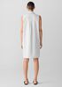 Organic Cotton Ripple Sleeveless Shirtdress