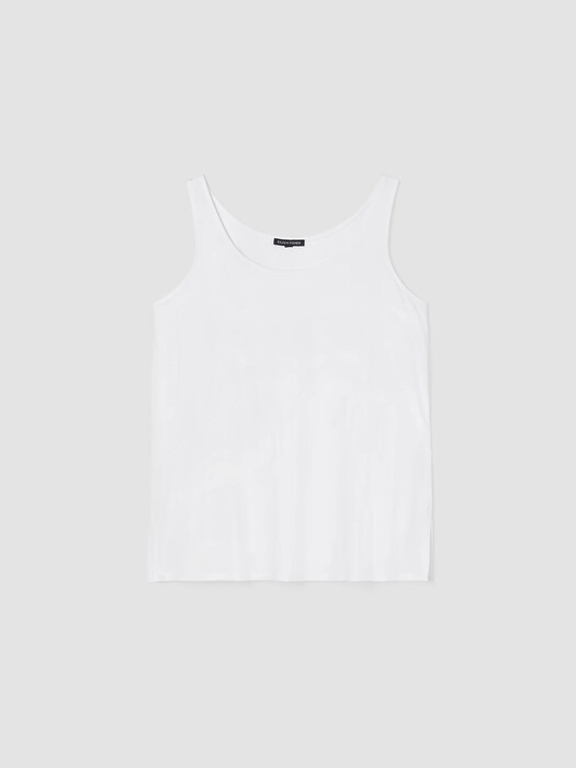 Stretch Jersey Knit Scoop Neck Tank