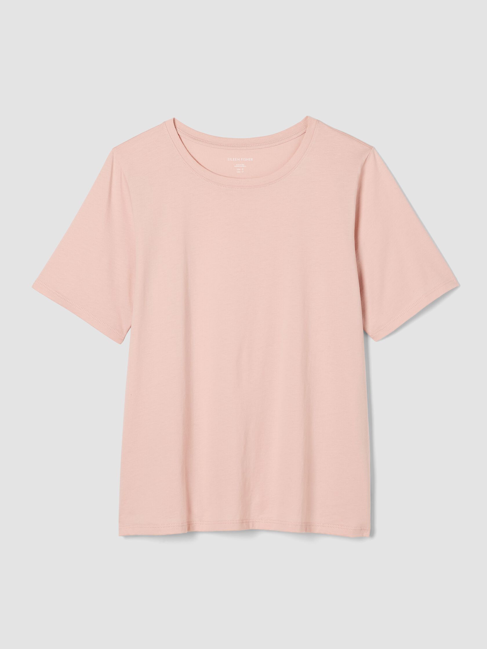 Organic Pima Cotton Jersey Round Neck Tee