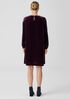 Velvet Crew Neck Dress