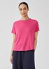 Organic Linen Jersey Crew Neck Tee